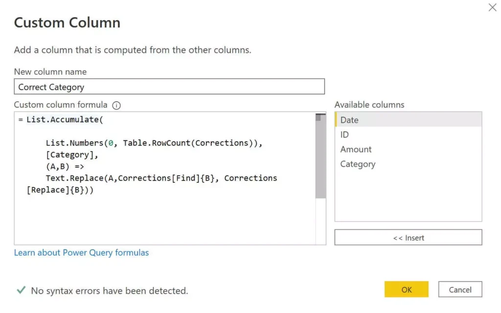 Find And Replace Multiple Values In Power Query