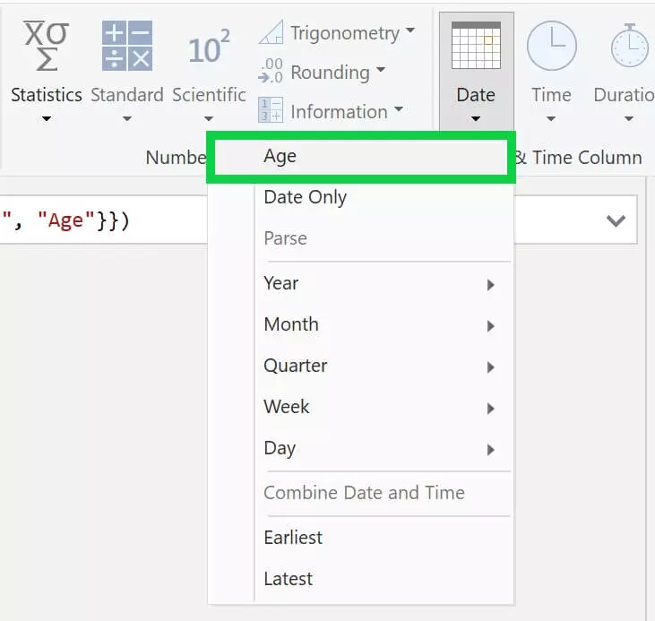 Age in Power Query